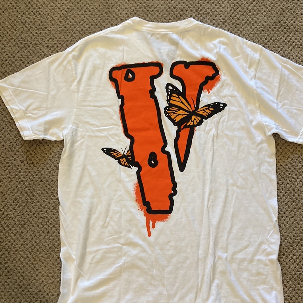 Juice Wrld x 999 Legends Never Die Vlone Butterfly T-shirt - Picture 3 of 6